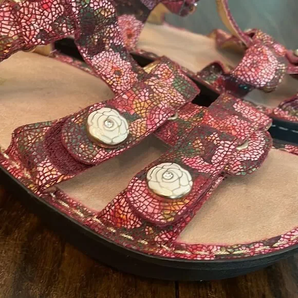 Alegria size 41 sandals great for being on your feet all day boho floral… - Picture 3 of 12